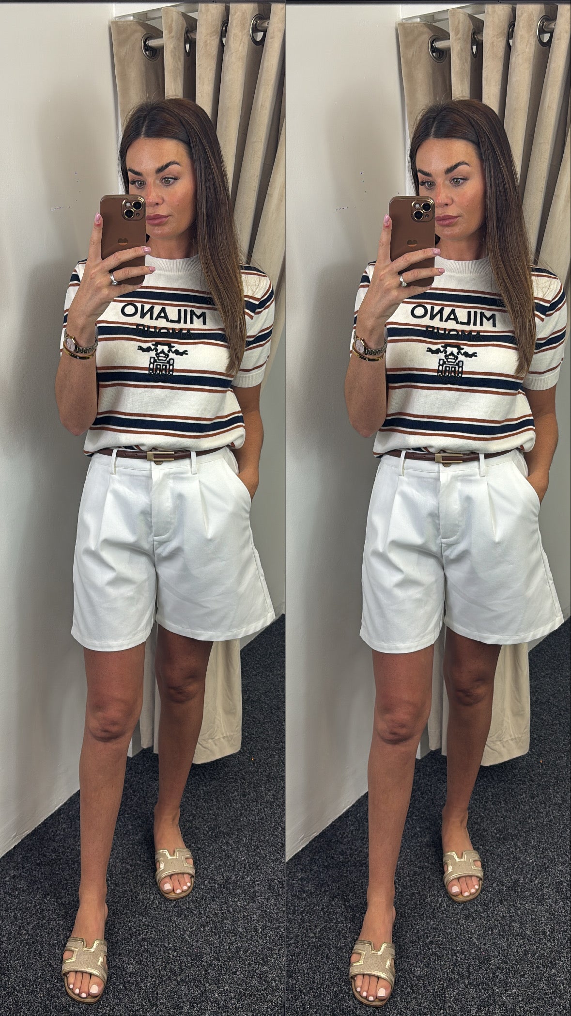 White shorts