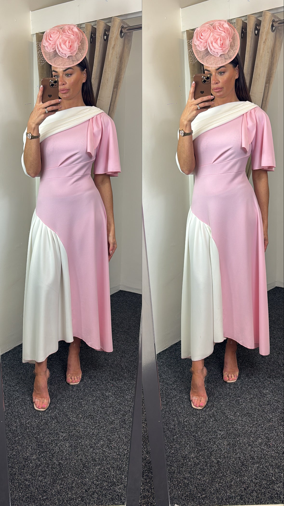 Sisi pleat dress