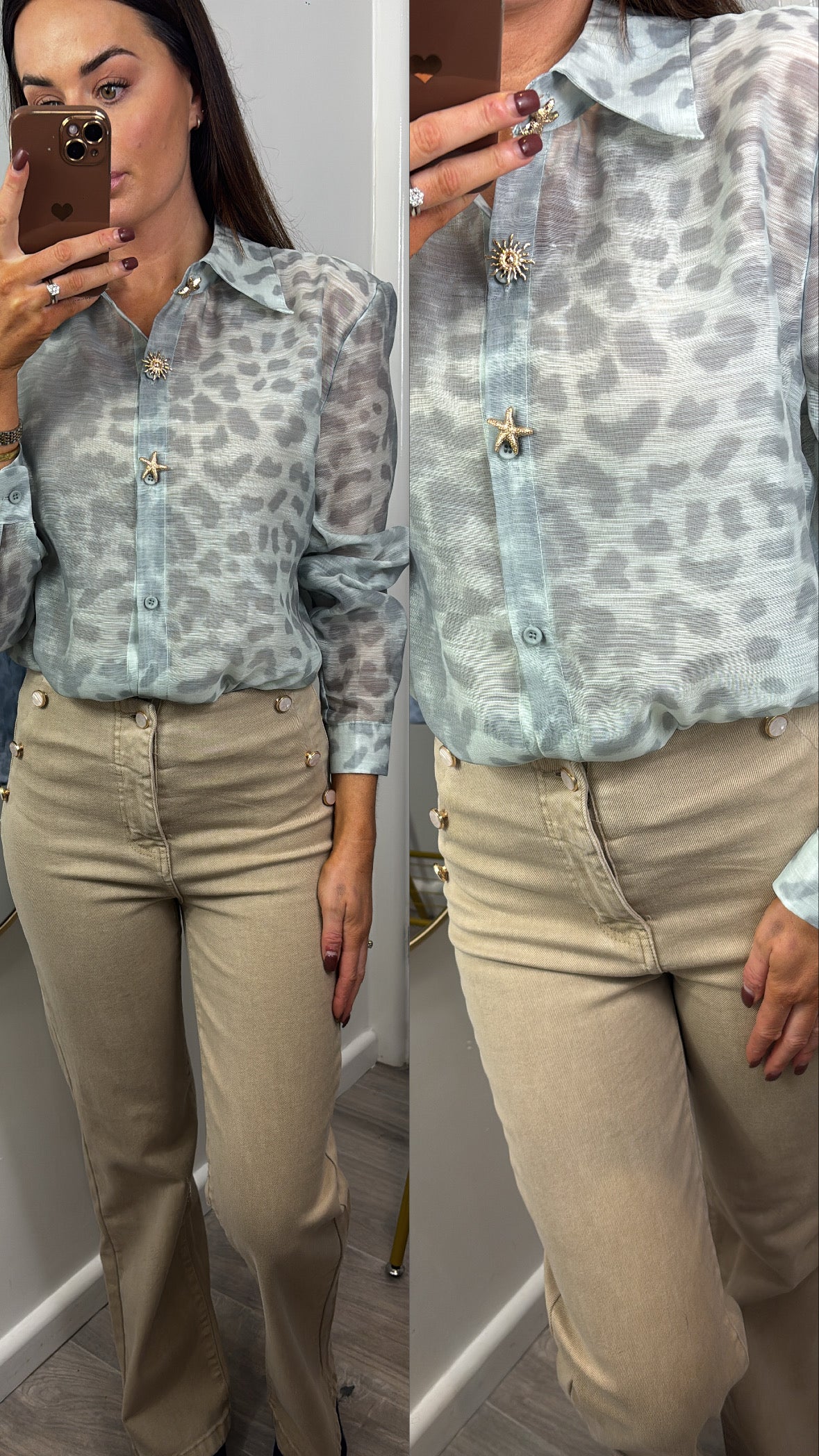 Leopard blouse