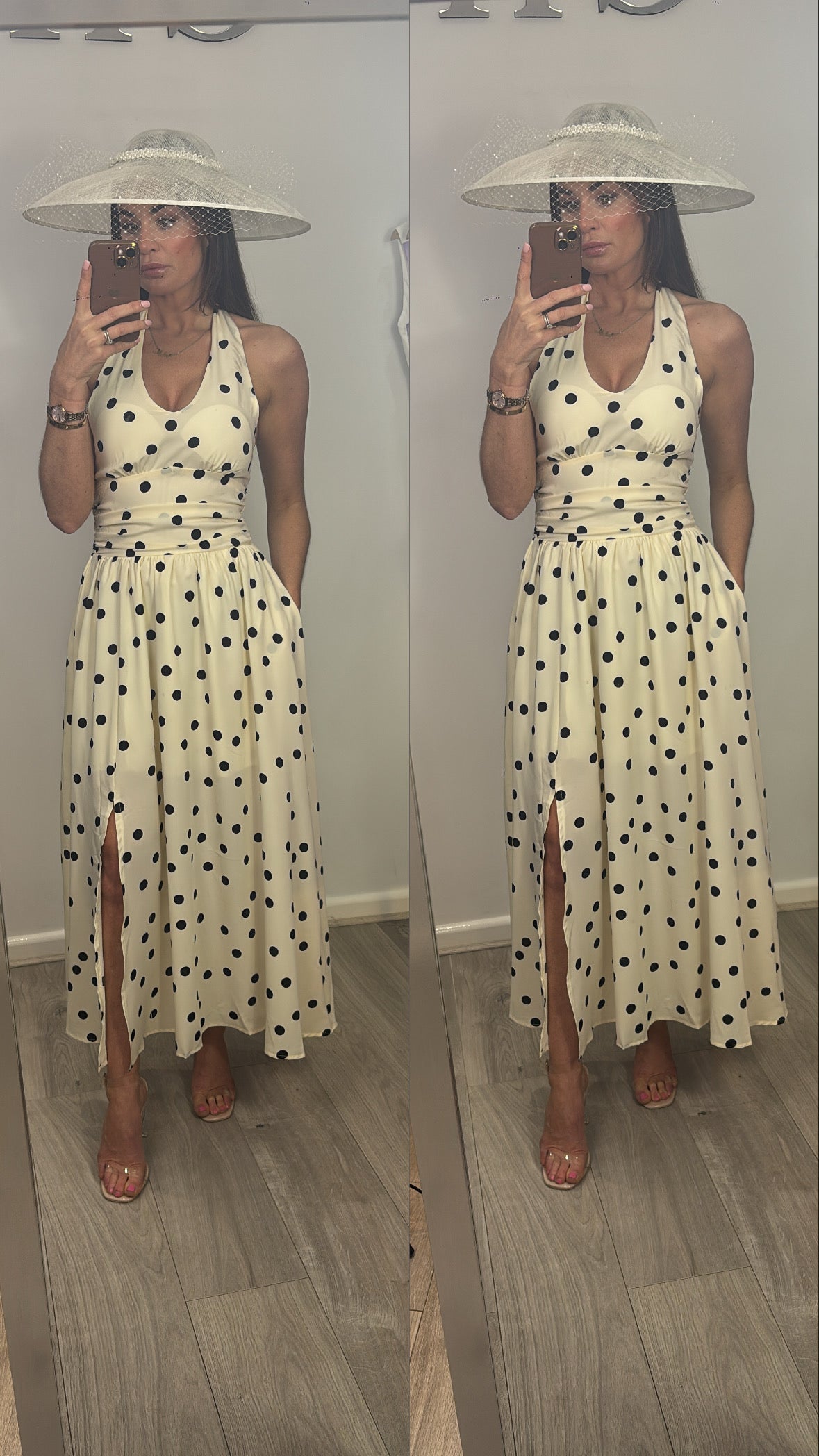 Dotty dress