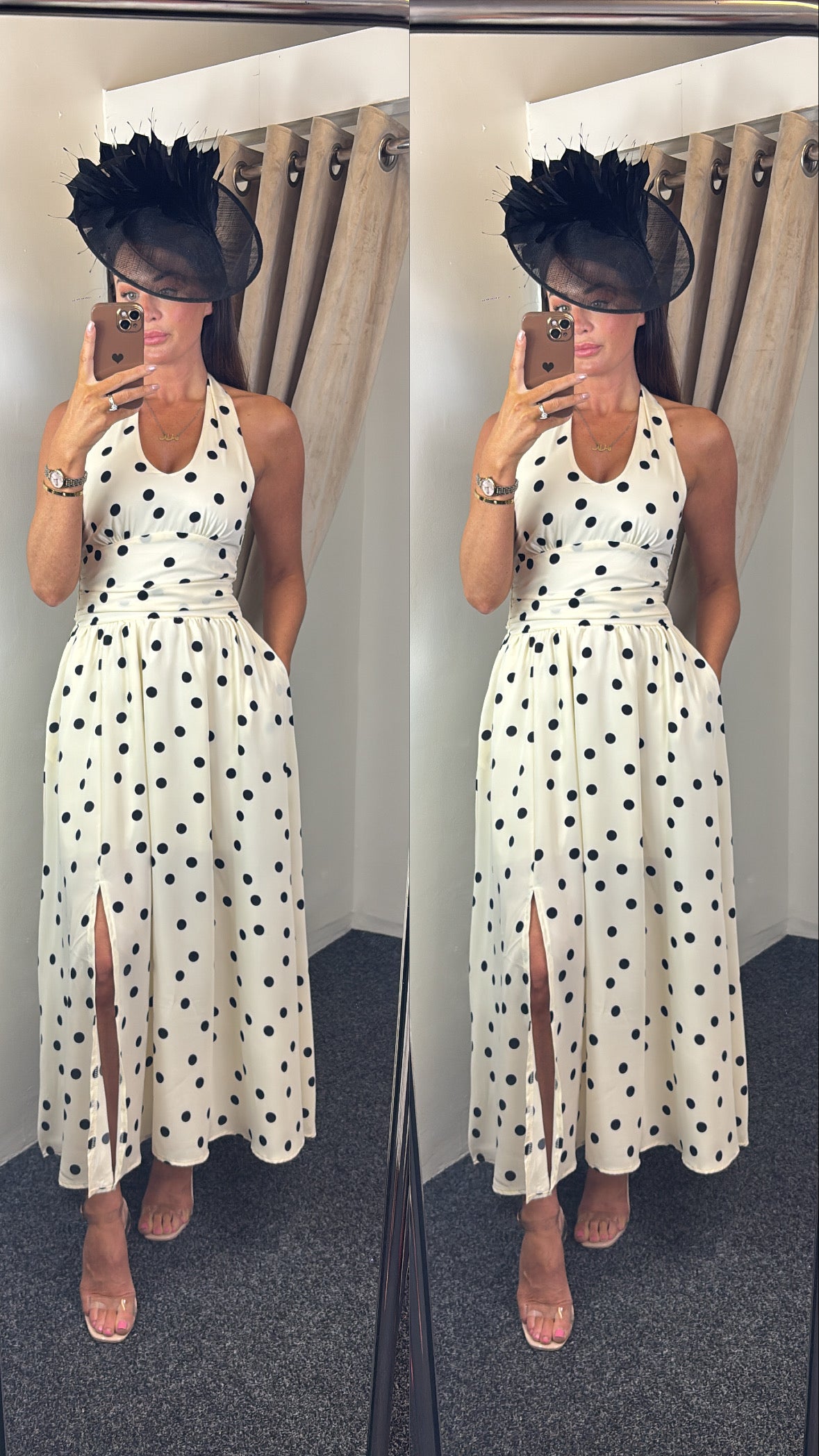 Dotty dress