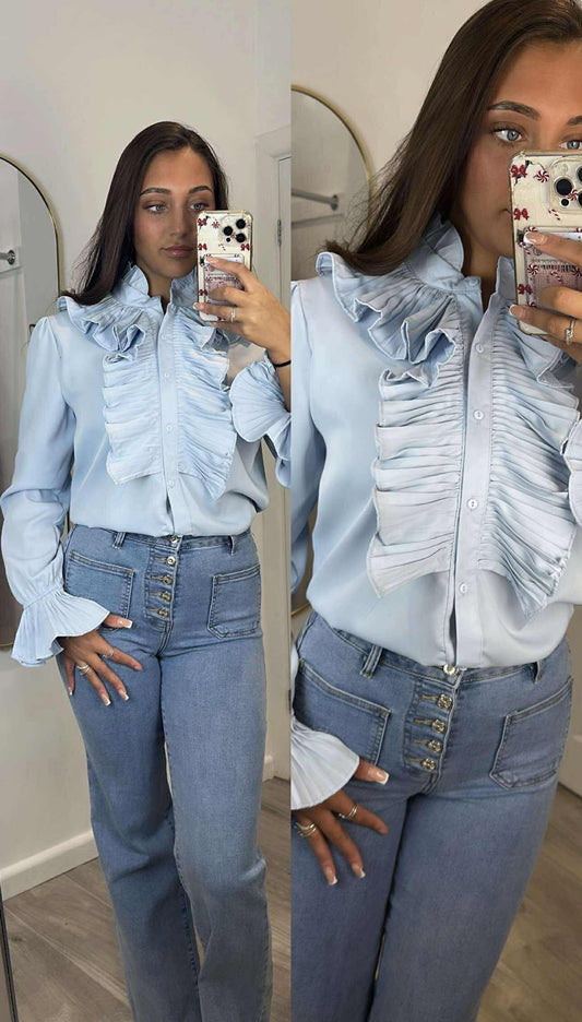 Frill blouse
