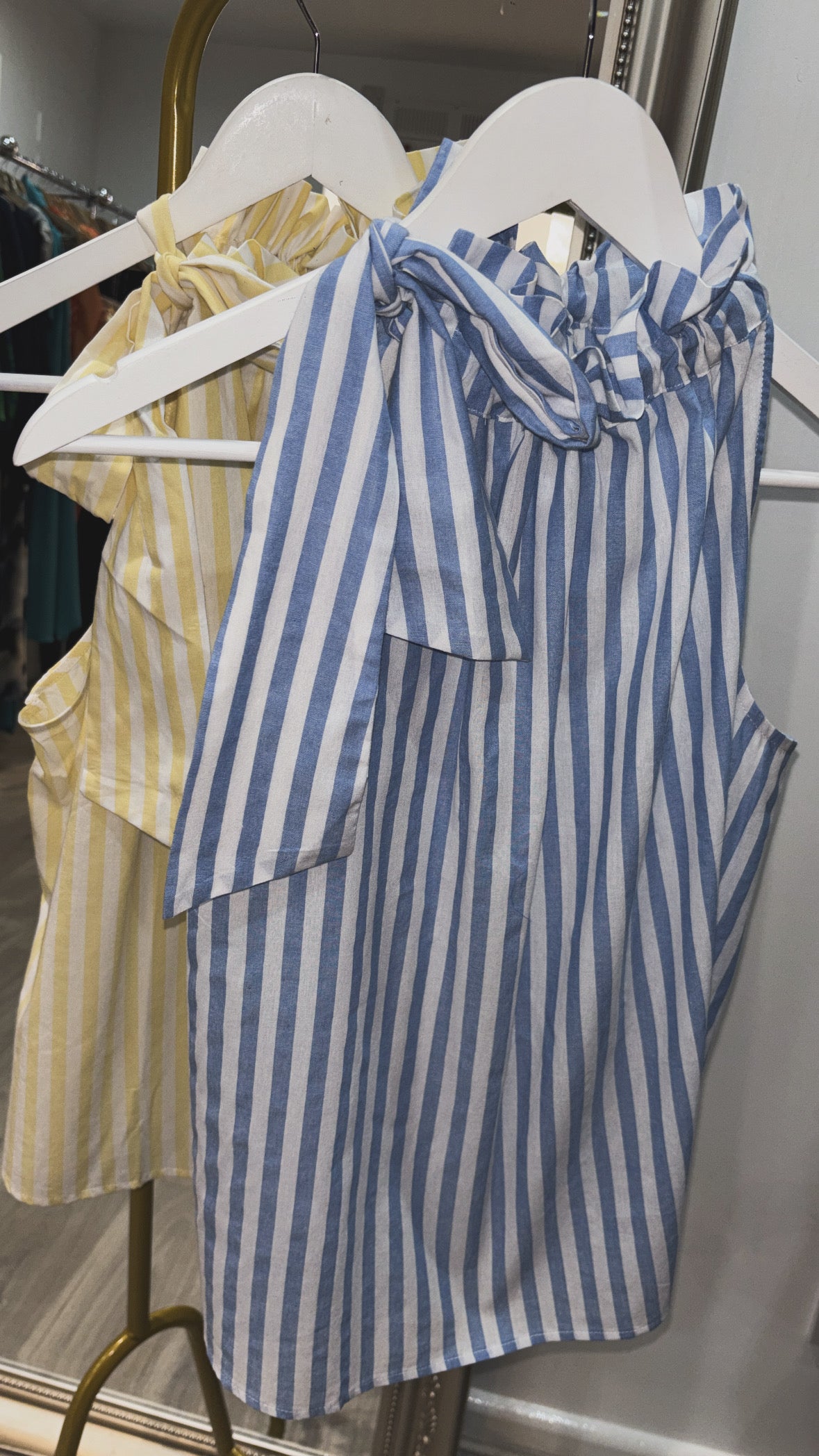 Candy stripe top
